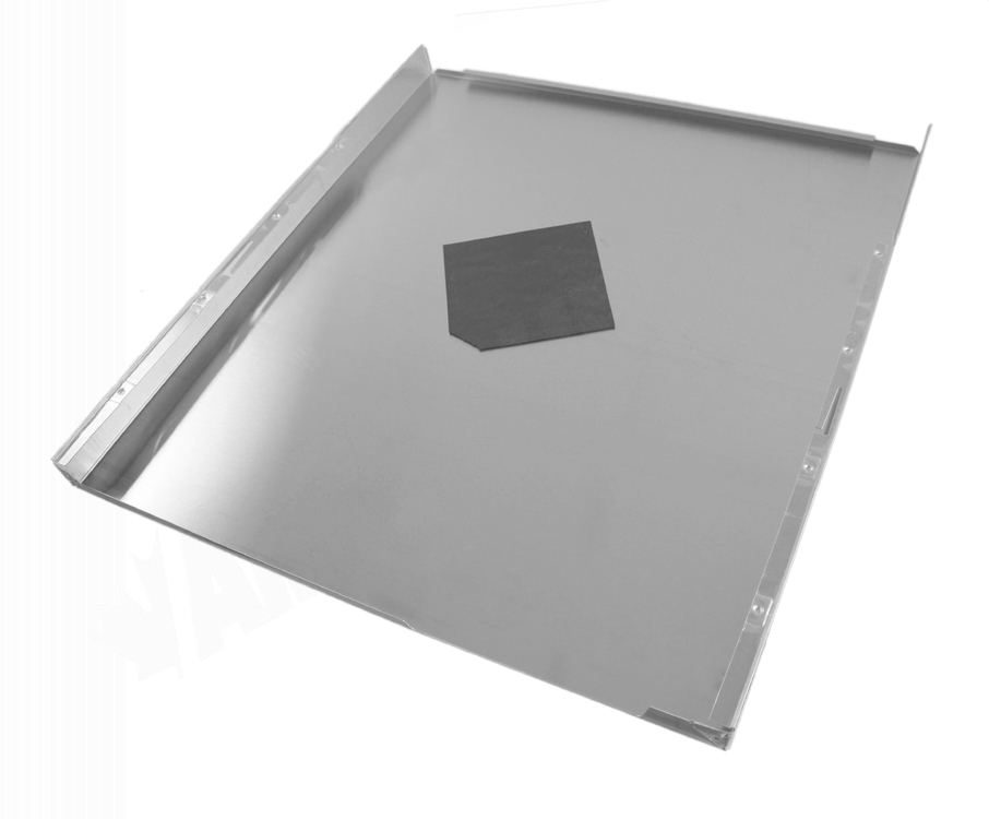 WPW10274902  - Genuine OEM Whirlpool Dishwasher Outer Door Panel, Stainless Steel