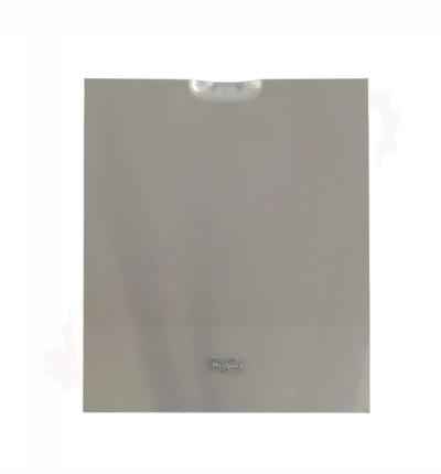 WPW10698615 - Genuine OEM Whirlpool Dishwasher Outer Door Panel, Stainless