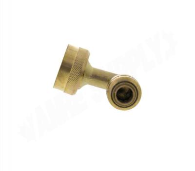U2276LF - Universal 1/4" x 3/4" Garden Hose Nut Dishwasher Elbow, Push On
