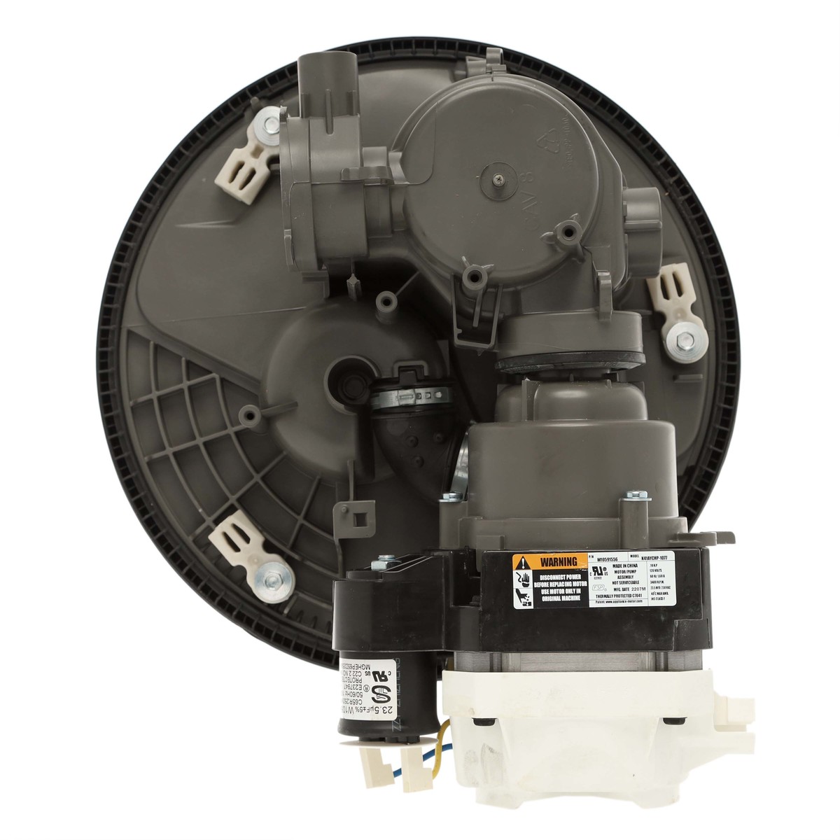 WPW10591570 - Genuine OEM Whirlpool Dishwasher Pump & Motor Assembly