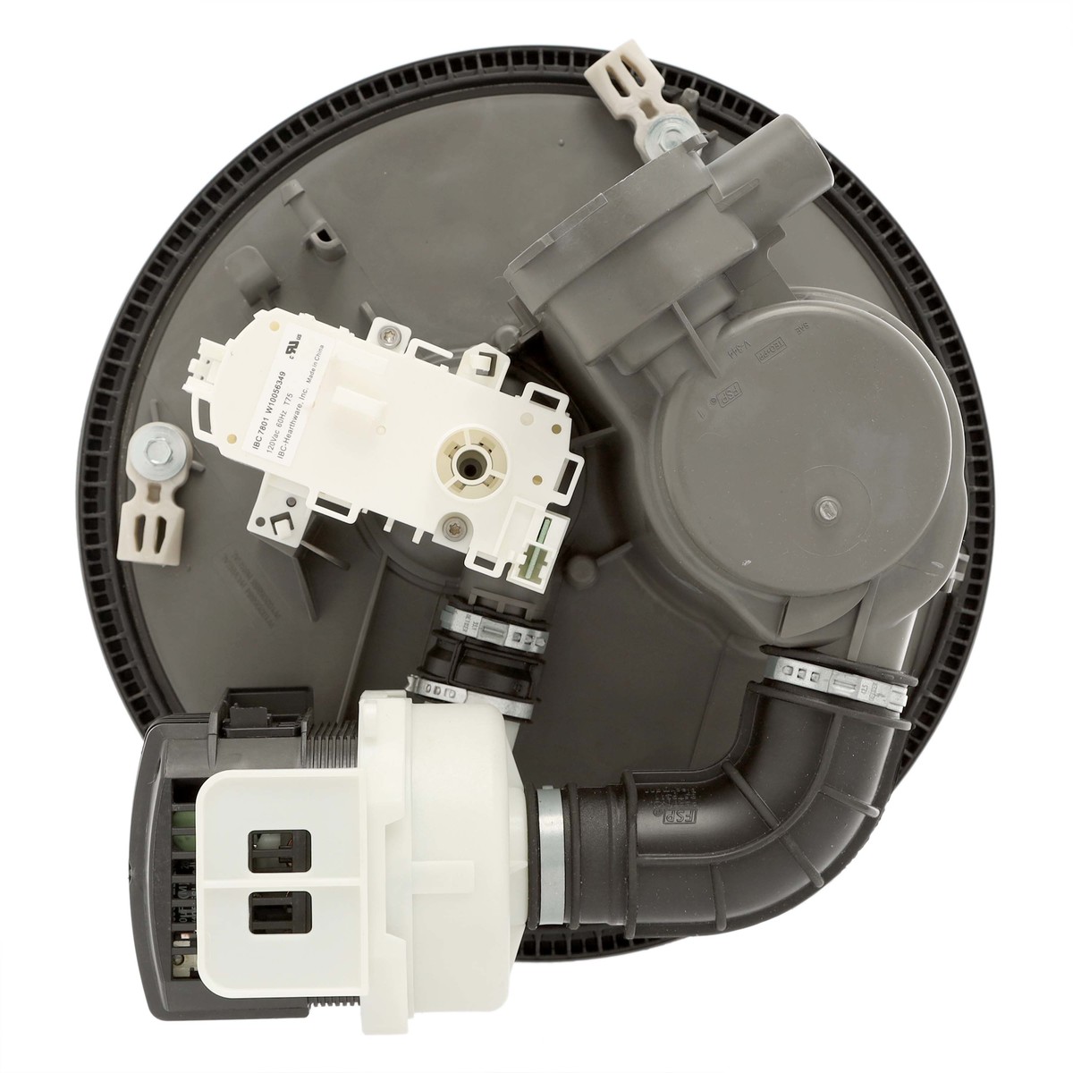 WPW10328226 - Genuine OEM Whirlpool Dishwasher Pump & Motor Assembly