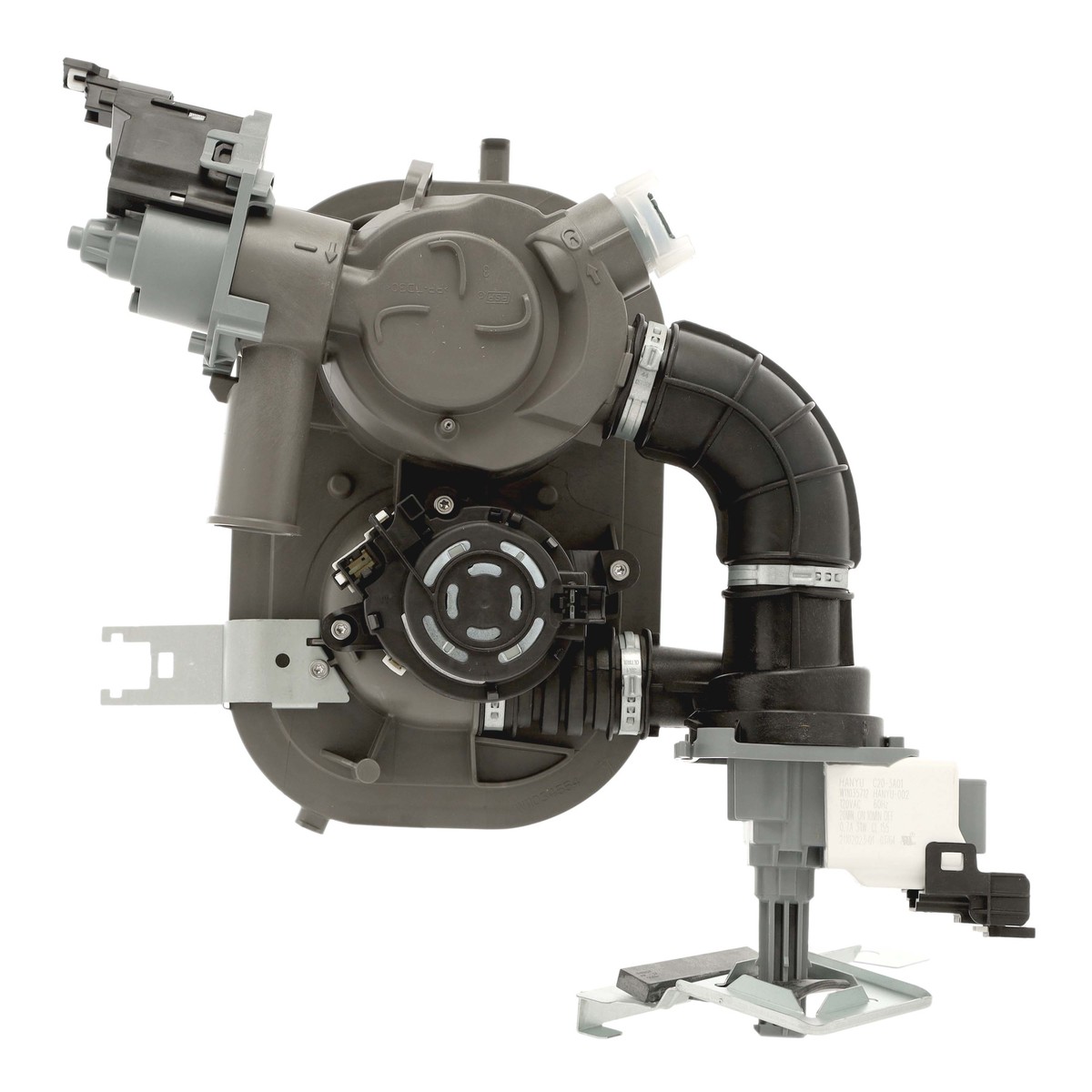 W11460945 - Genuine OEM Whirlpool Dishwasher Pump & Motor Assembly