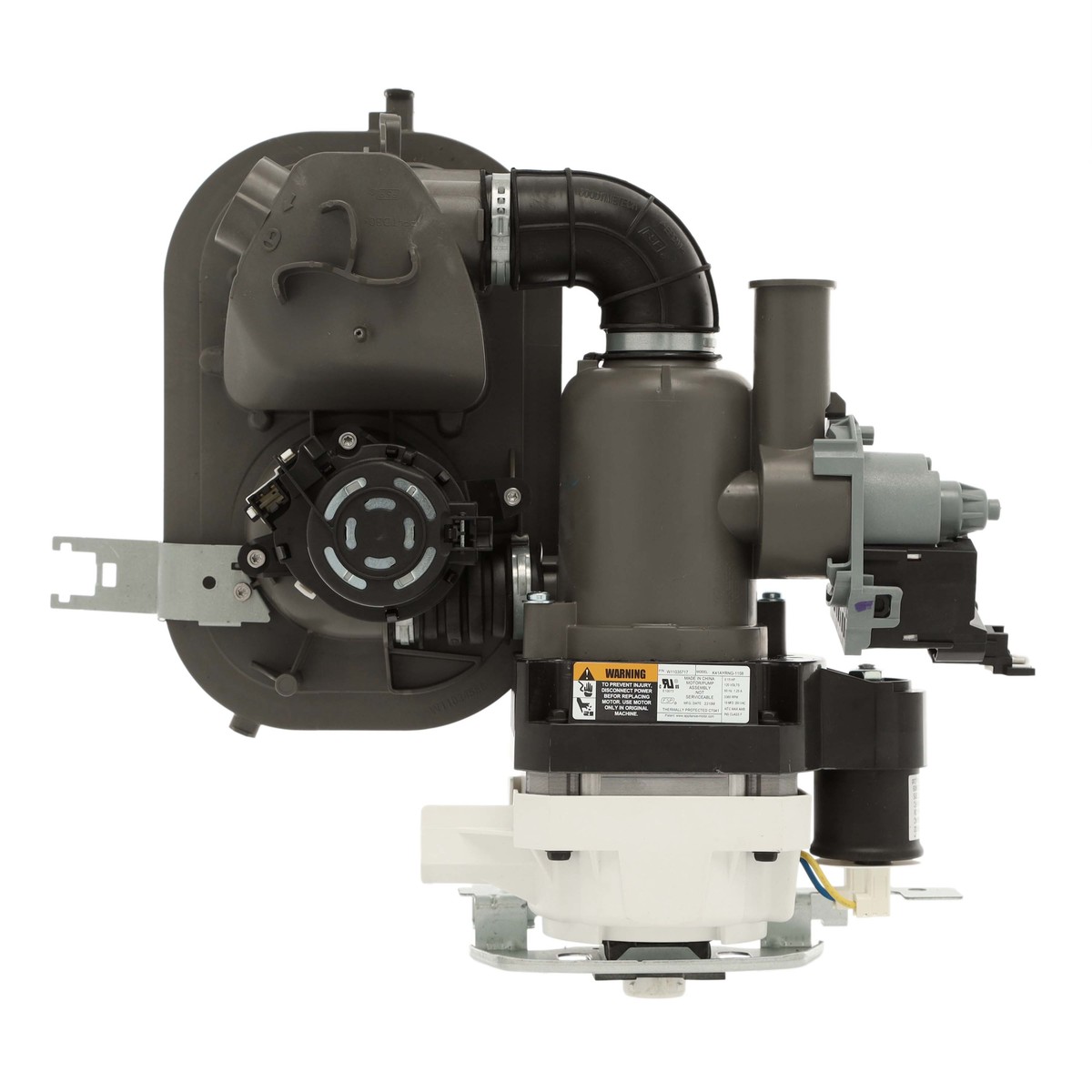 W11416363 - Genuine OEM Whirlpool Dishwasher Pump & Motor Assembly