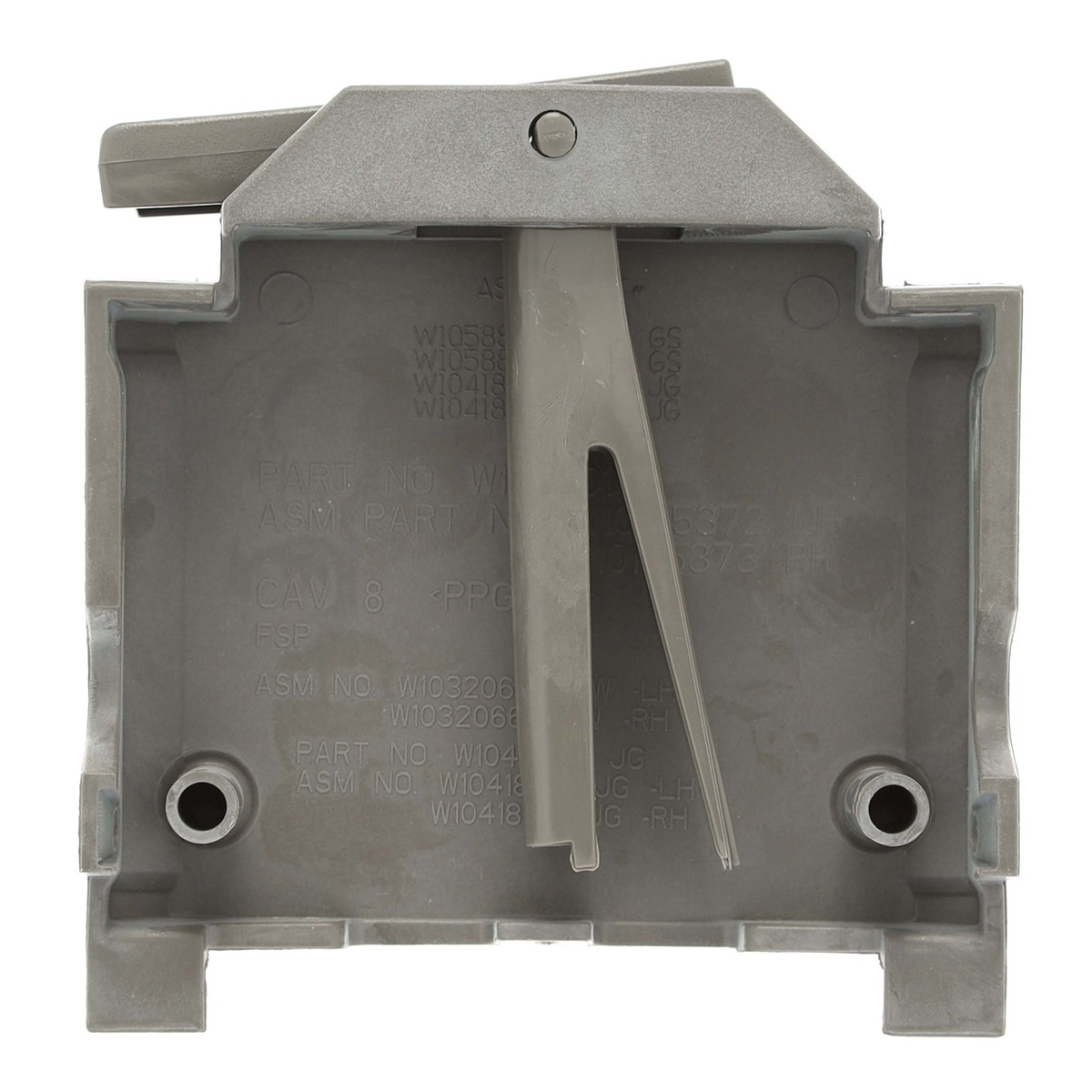 WPW10588165 - Genuine OEM Whirlpool Dishwasher Upper Dishrack Adjuster Housing, Right Hand