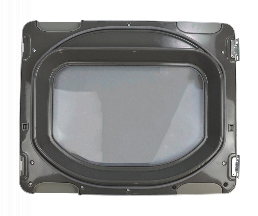 WW02L00593 - Genuine OEM GE Dryer Door Glass Assembly