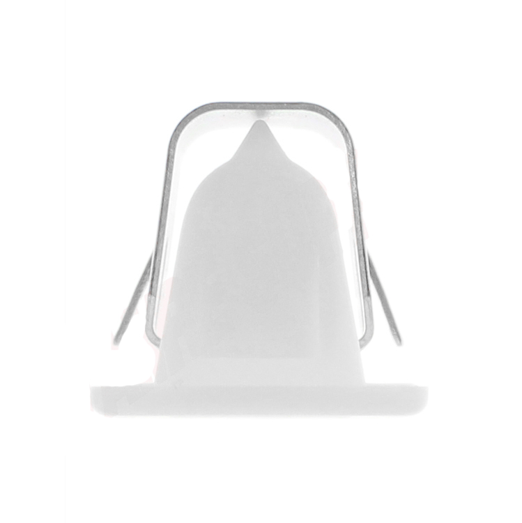 WW02L00037 - Genuine OEM GE Dryer Door Catch, White