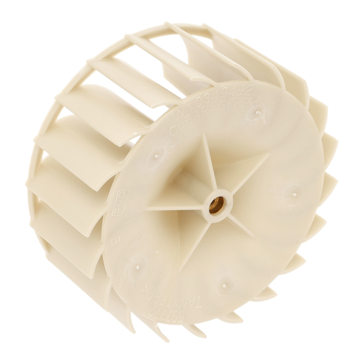 WP697772 - Genuine OEM Whirlpool Dryer Blower Wheel, 7-9/16"