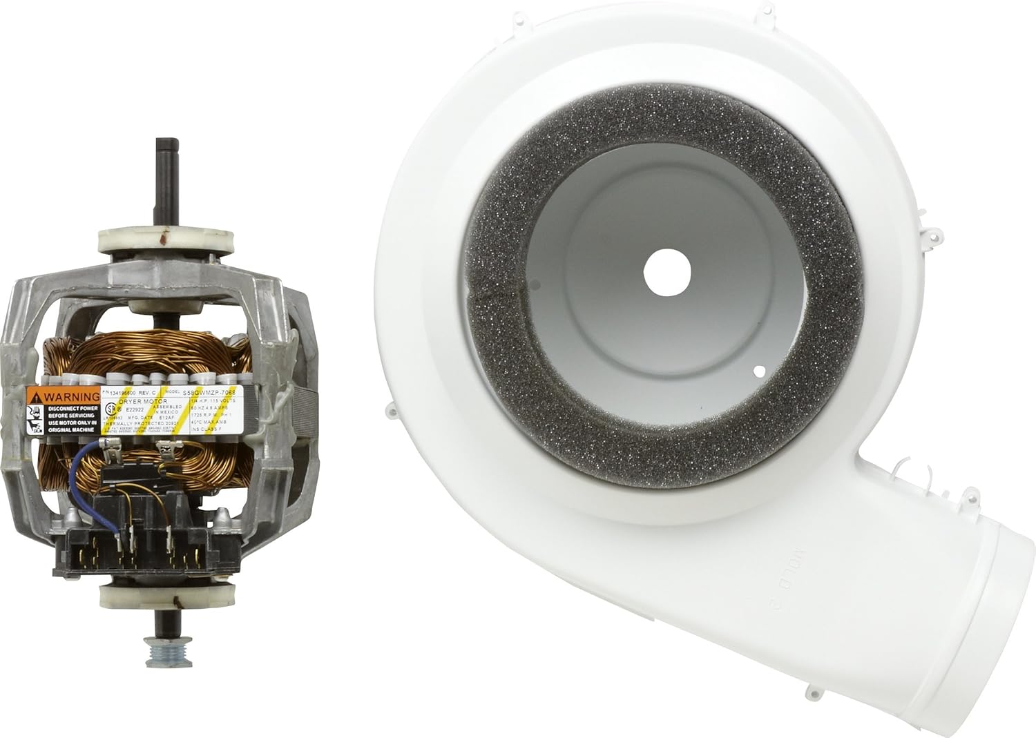5303937189 - Genuine OEM Frigidaire Dryer Drive Motor With Pulley & Blower Housing