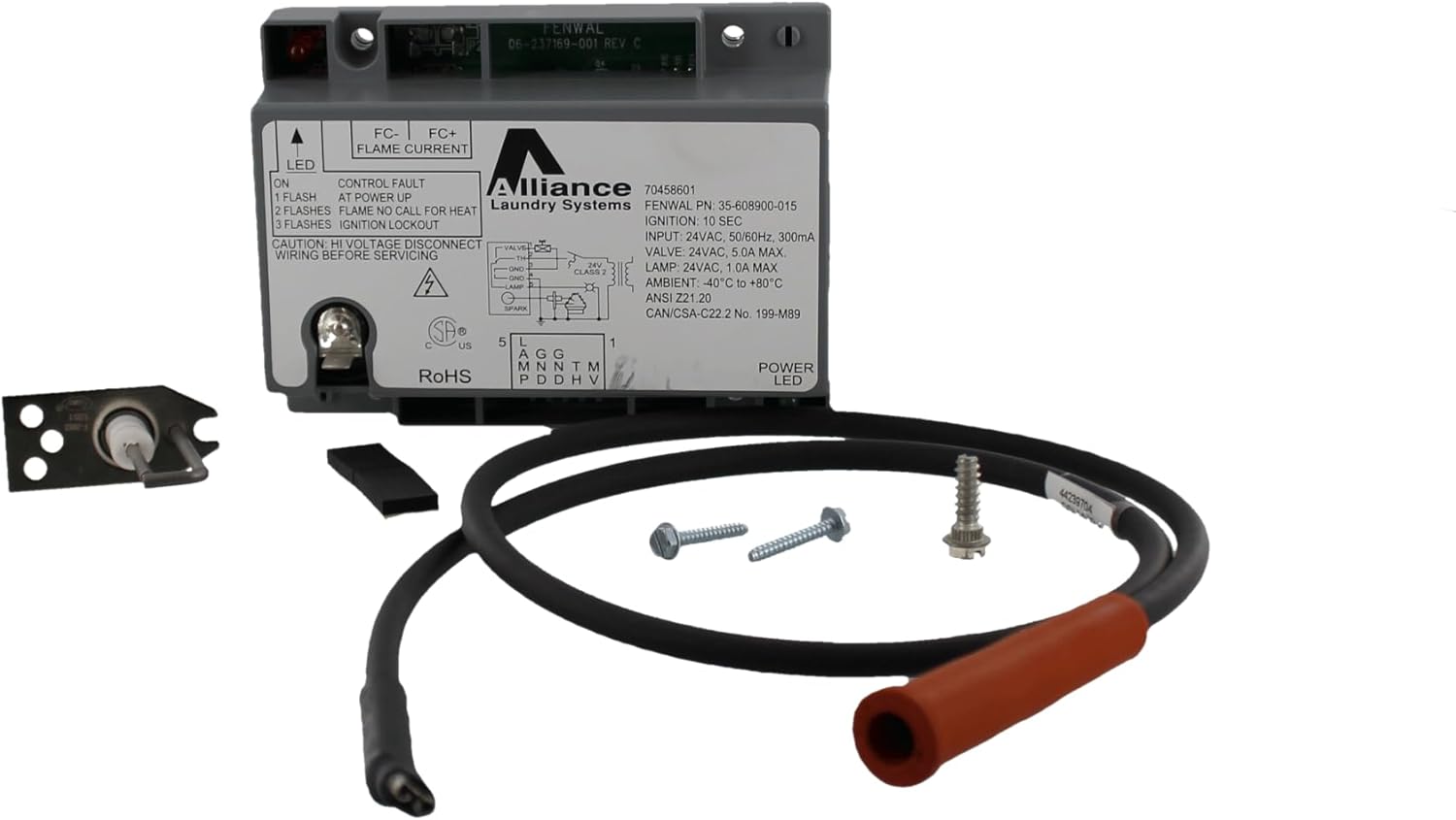 44264601 - Genuine OEM Alliance Washer/Dryer Domestic Fenwal Kit, 50/75