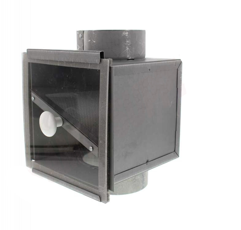 LT18044 - Genuine OEM Reversomatic LT-180-44 Inline Lint Trap 4" Inlet & Outlet Plexiglass Door