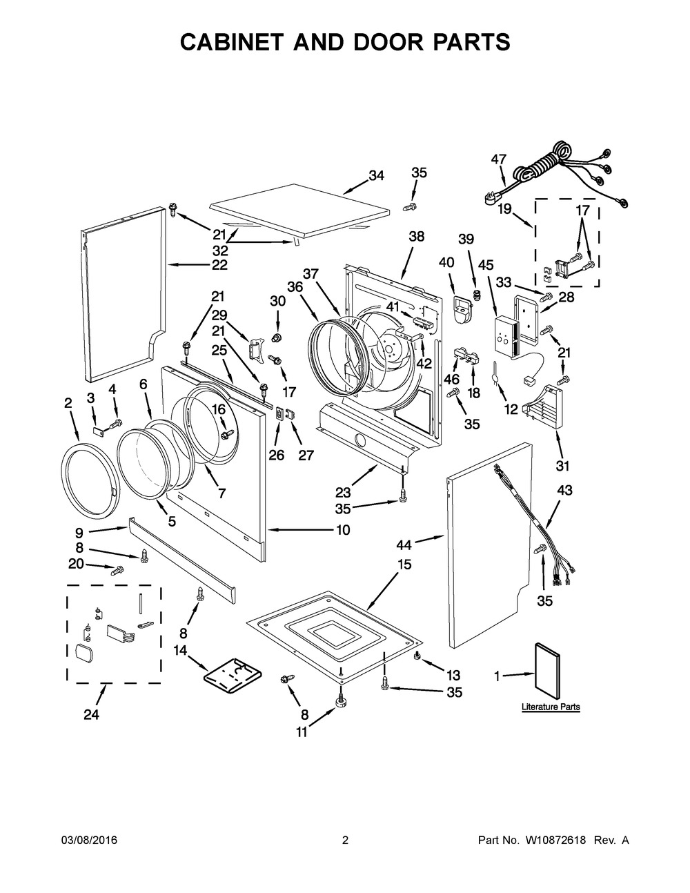 WP8182479 - Genuine OEM Whirlpool Dryer Leveling Leg