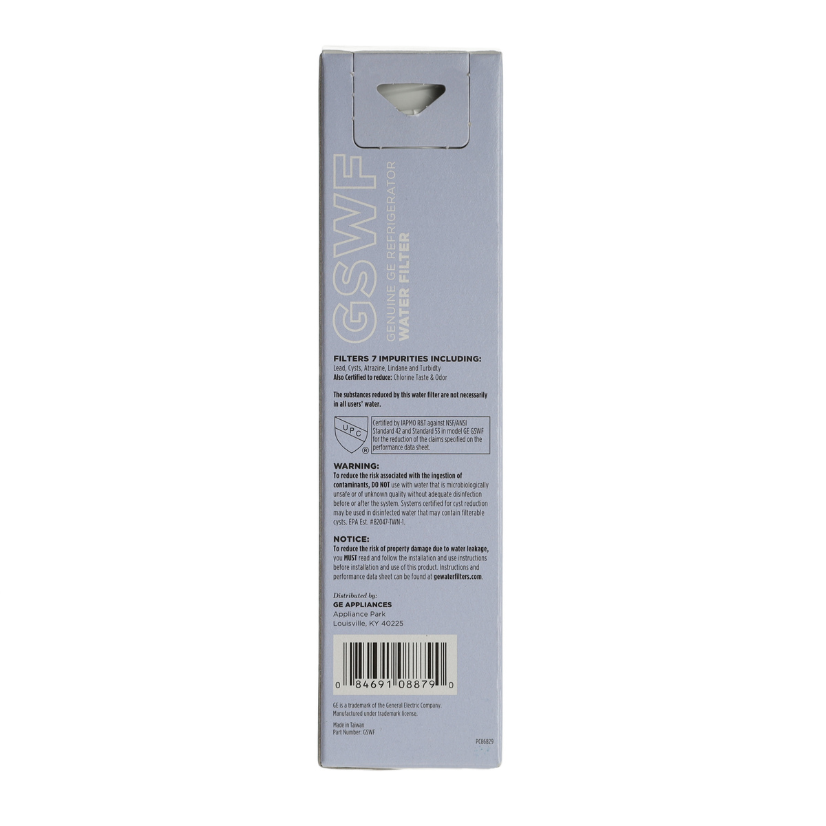 WG03F00675 - Genuine OEM GE Smartwater Refrigerator Water Filter, GSWF