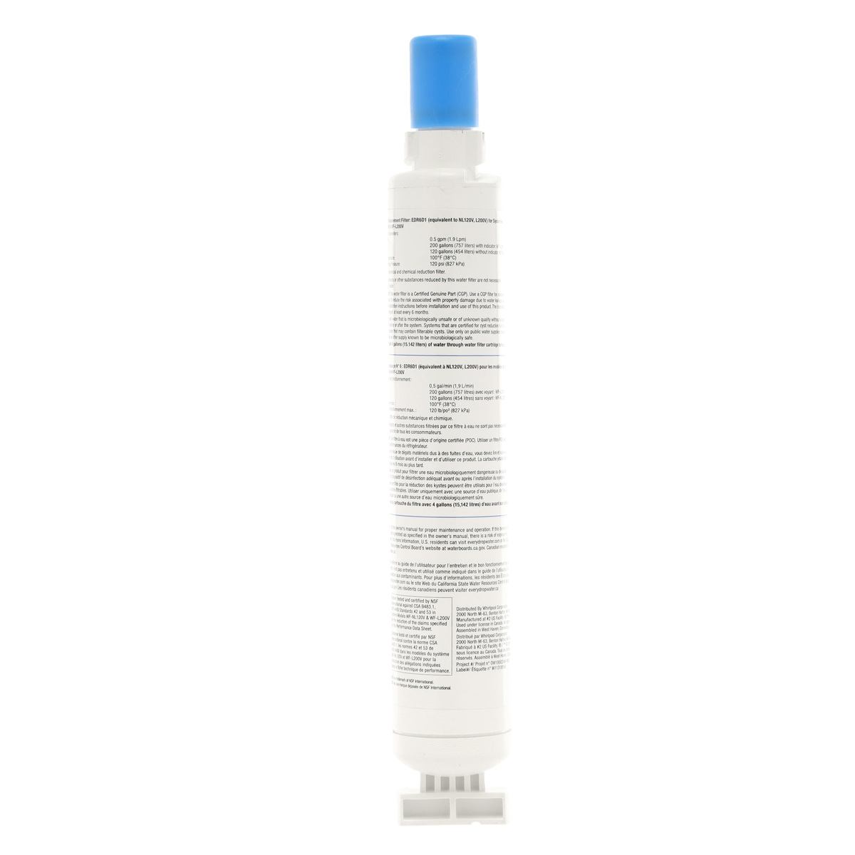 EDR6D1B - Genuine OEM Whirlpool Everydrop Refrigerator Water Filter