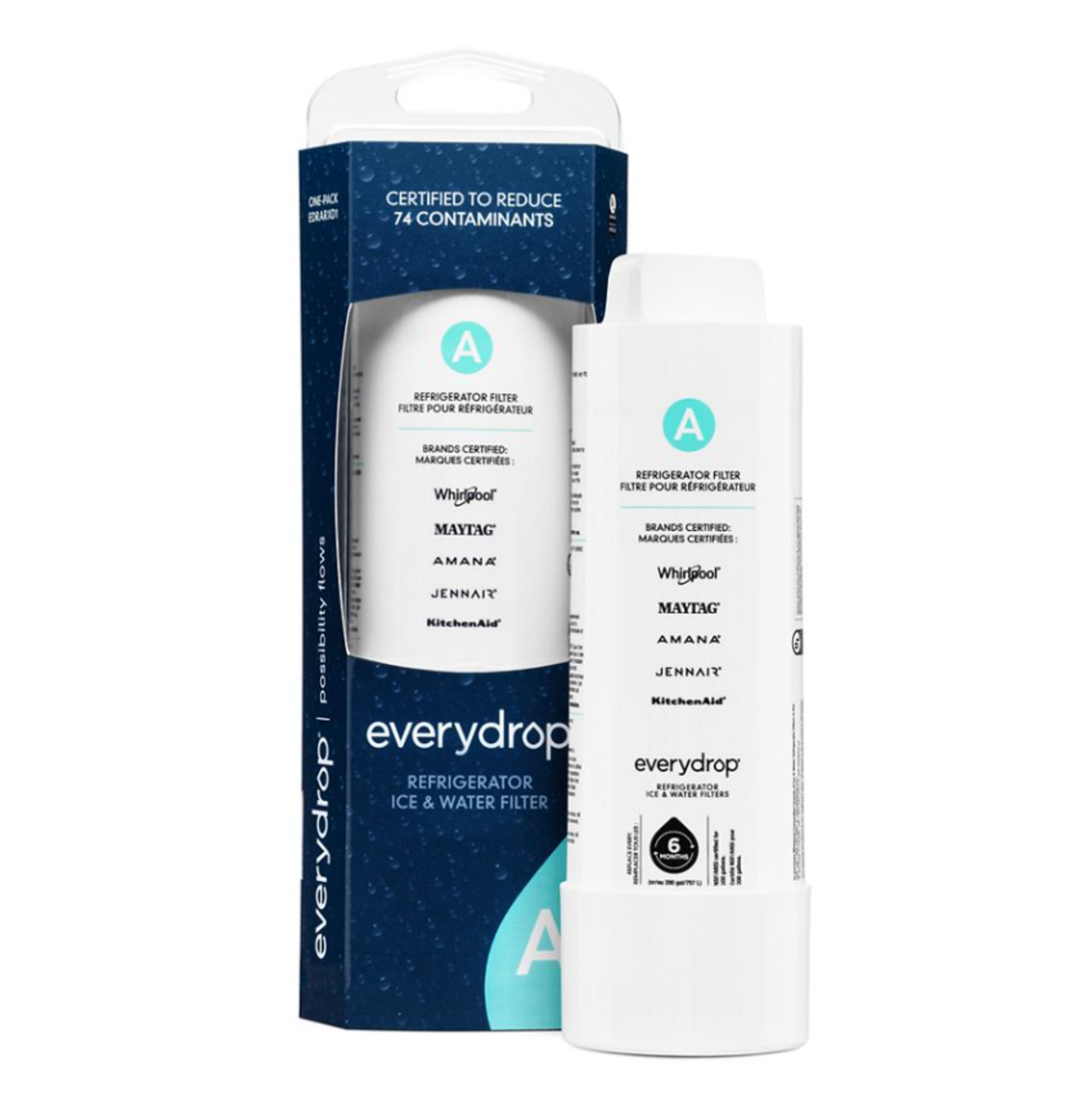 EDRARXD1B - Genuine OEM Whirlpool Everydrop Refrigerator Water Filter