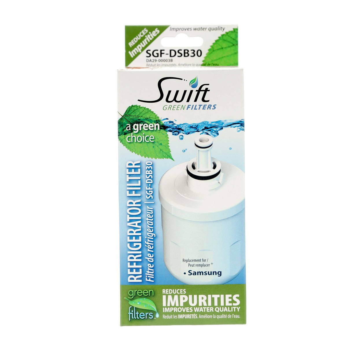SGF-DSB30 - Genuine OEM Swift Green Filter VOC Removal Refrigerator Water Filter