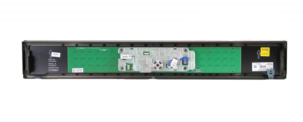 W11093254 - Genuine OEM Whirlpool Range Control Panel, Stainless
