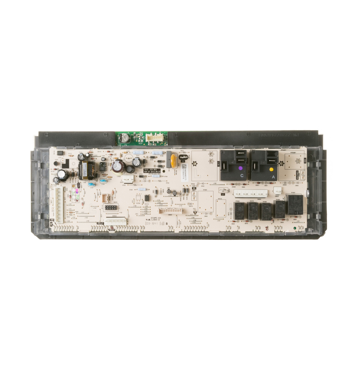 WS01F06249 - Genuine OEM GE Range Glass Touch User Interface Board, Black