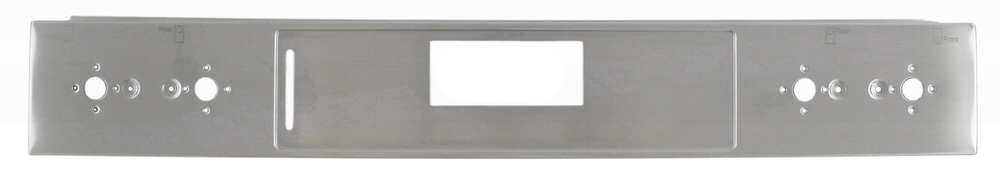 WP7721P592-60 - Genuine OEM Whirlpool Range Control Panel, Stainless