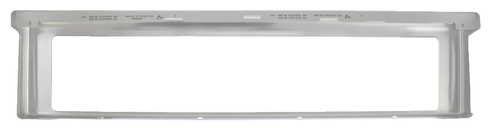 WPW10318550 - Genuine OEM Whirlpool Range Control Panel Frame, Stainless Steel
