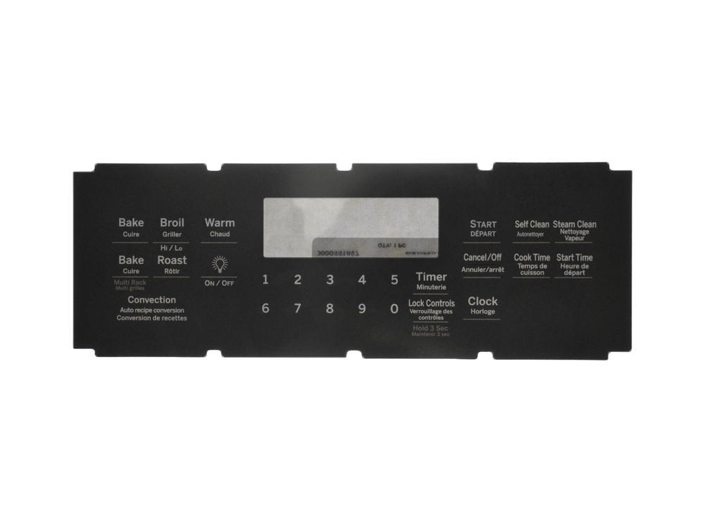 WS01F09032 - Genuine OEM GE Range Oven Control Overlay