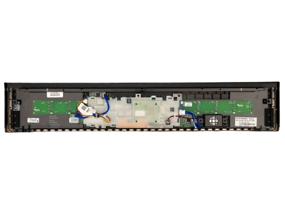 W11236896 - Genuine OEM Whirlpool Range Oven Control Panel, Black