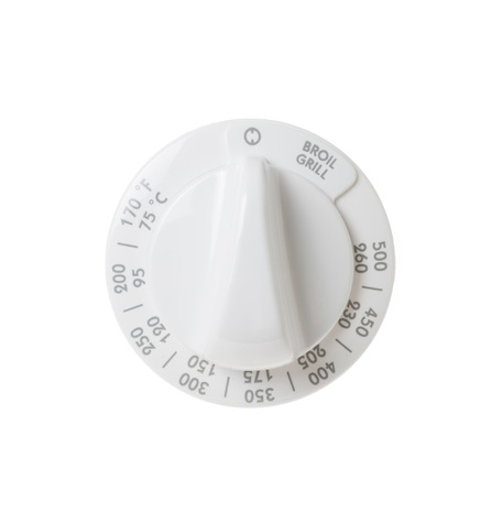 WS01L05652 - Genuine OEM GE Range Oven Thermostat Control Knob, White