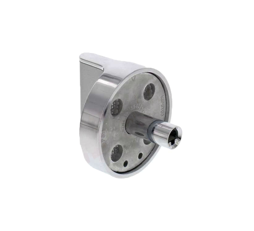 W10818230 - Genuine OEM Whirlpool Range Surface Burner Knob, Silver