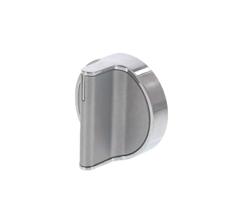 W10818230 - Genuine OEM Whirlpool Range Surface Burner Knob, Silver