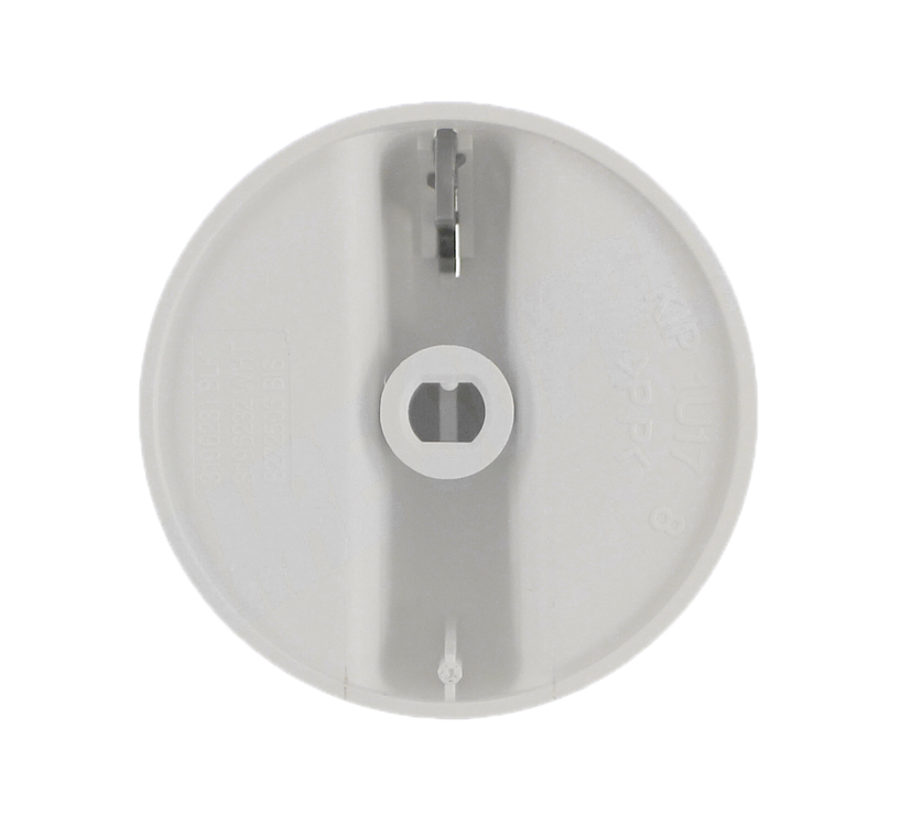 WP9752405FW - Genuine OEM Whirlpool Range Burner Control Knob, White