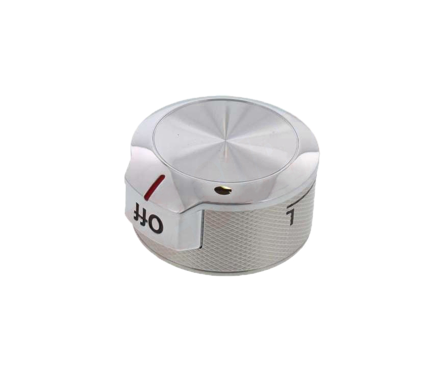 W10872668 - Genuine OEM Whirlpool Range Knob, Silver