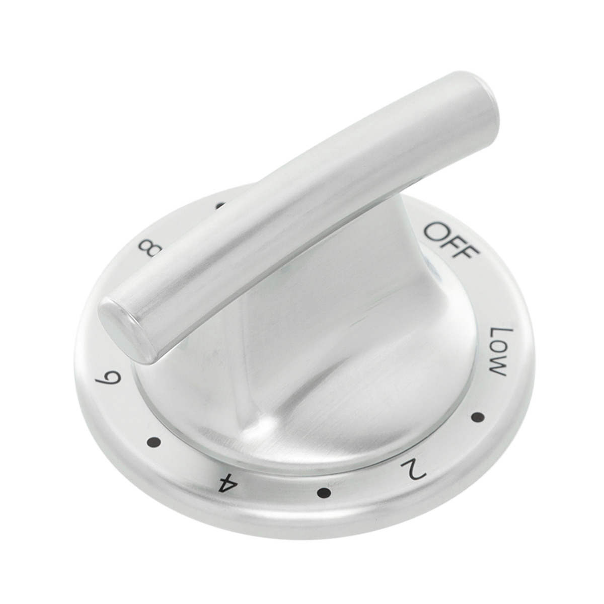 WP74011493 - Genuine OEM Whirlpool Range Burner Control Knob, Stainless