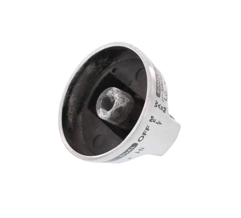 WPW10156260 - Genuine OEM Whirlpool Range Burner Control Knob, Stainless