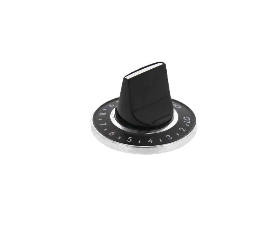 WPY700854 - Genuine OEM Whirlpool Range Burner Control Knob, Black