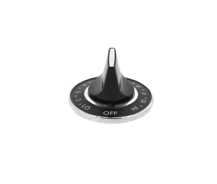 WPY700854 - Genuine OEM Whirlpool Range Burner Control Knob, Black