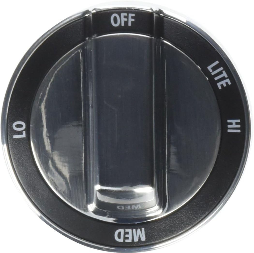 WPW10415450 - Genuine OEM Whirlpool Range Control Knob, Stainless