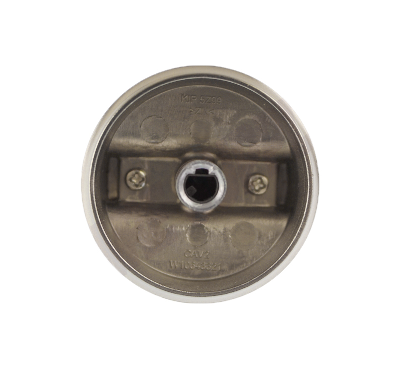 W10876614 - Genuine OEM Whirlpool Range Burner Control Knob, Stainless