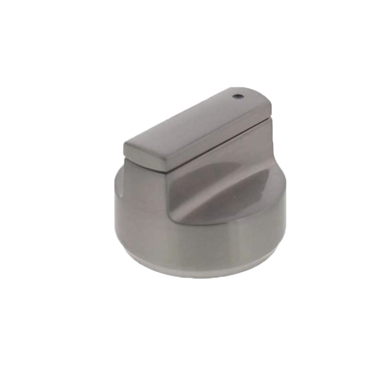 W10876614 - Genuine OEM Whirlpool Range Burner Control Knob, Stainless