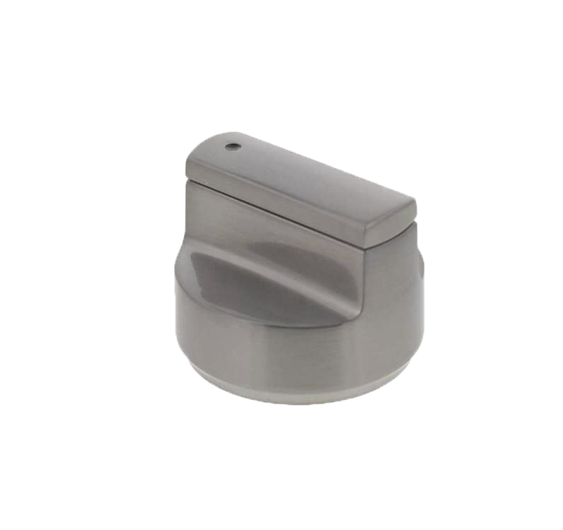 W10876614 - Genuine OEM Whirlpool Range Burner Control Knob, Stainless