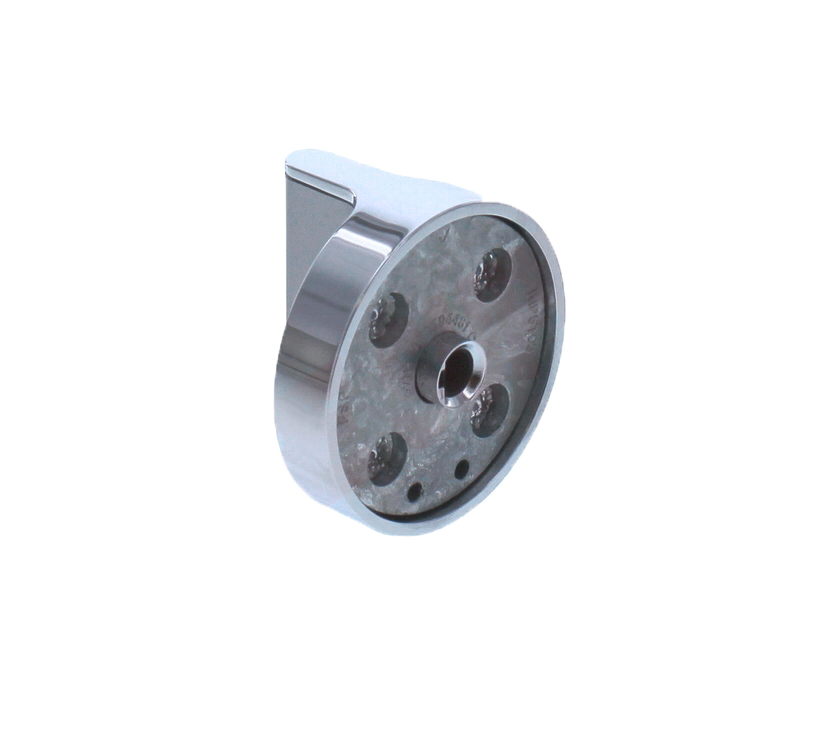 W10854249 - Genuine OEM Whirlpool Range Burner Control Knob, Stainless