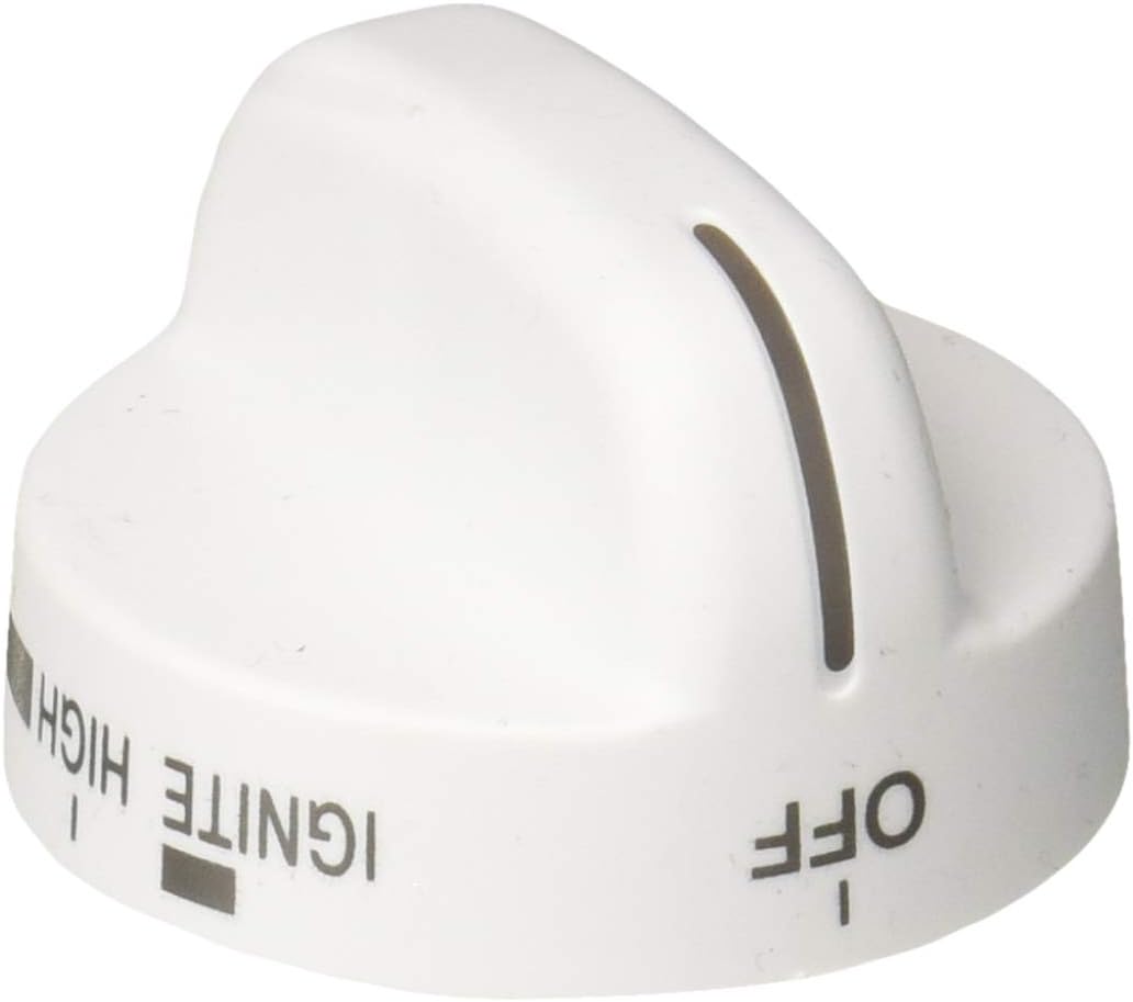 WP8273104 - Genuine OEM Whirlpool Range Burner Control Knob, White