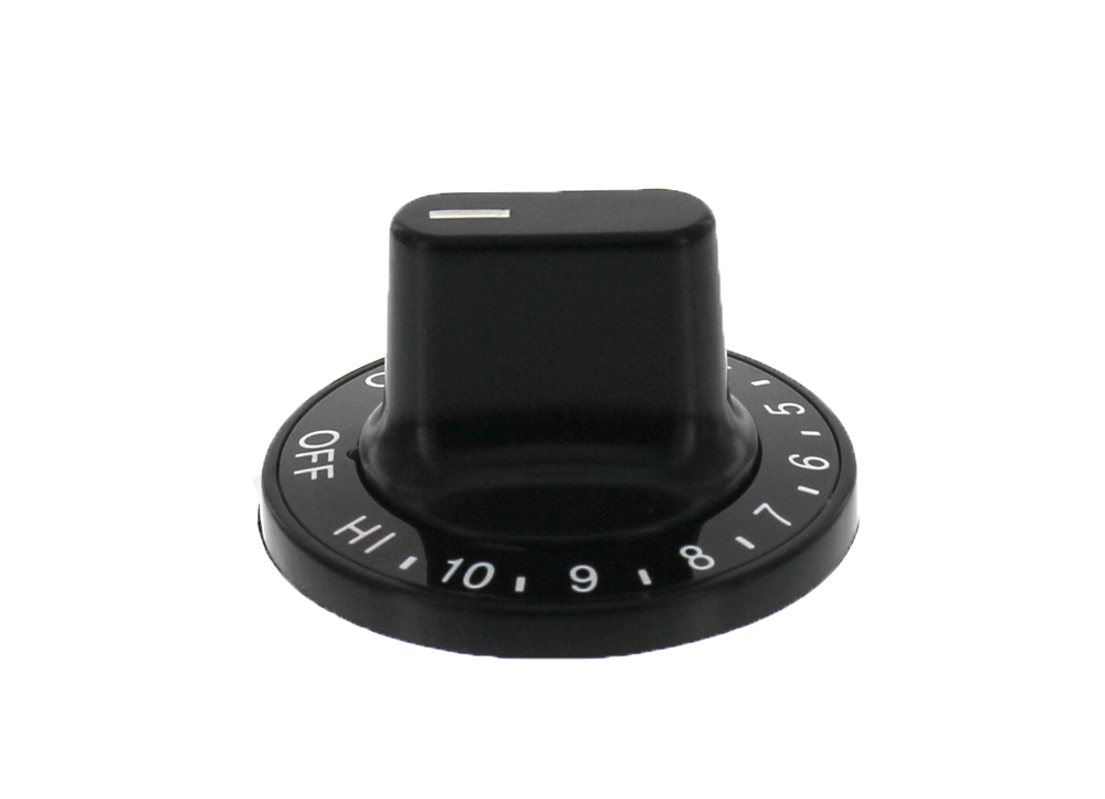 WPW10116766 - Genuine OEM Whirlpool Range Oven Burner Control Knob, Black
