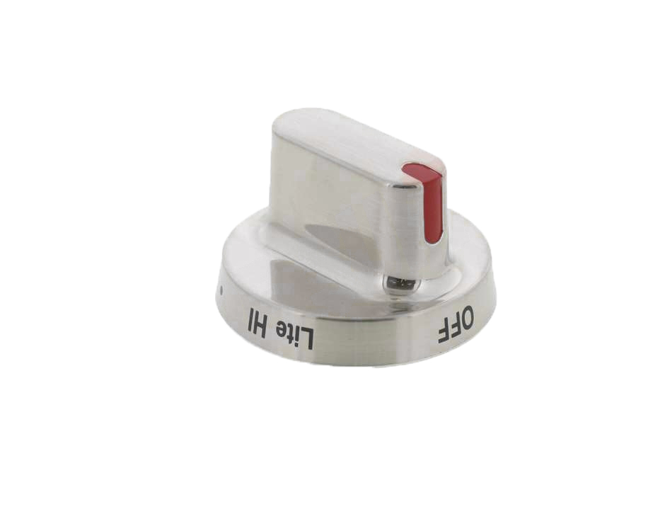DG64-00472A - Genuine OEM Samsung Range Burner Control Knob, Stainless