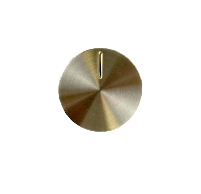 W10519074 - Genuine OEM Whirlpool Range Burner Control Knob, Stainless