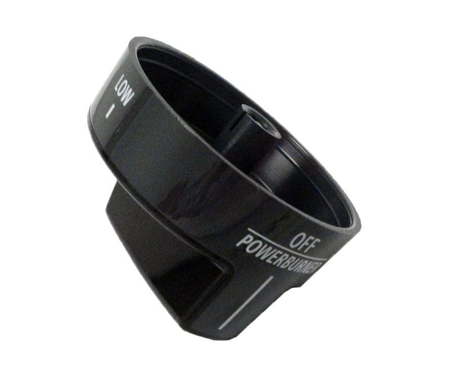 WPW10134134 - Genuine OEM Whirlpool Range Burner Control Knob, Black