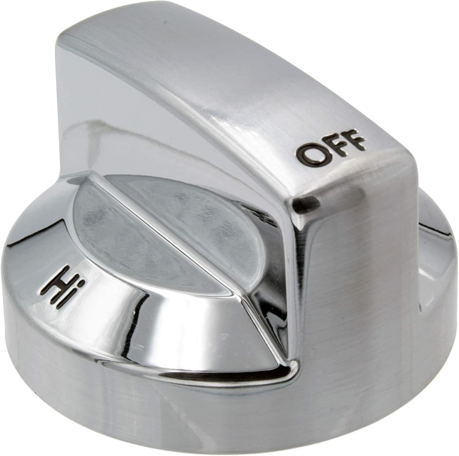 WPW10301588 - Genuine OEM Whirlpool Range Burner Control Knob, Stainless