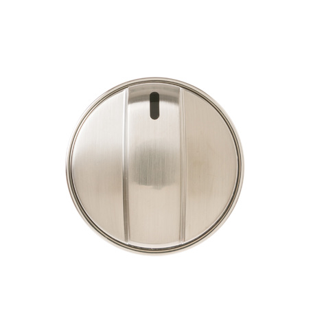 WS01L02036 - Genuine OEM GE Range Burner Control Knob, Stainless