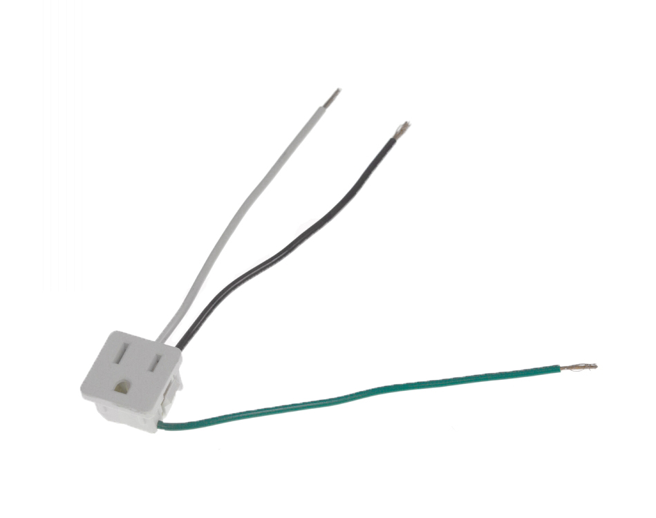 1374-1W - Universal Supco Range Oven Receptacle, White