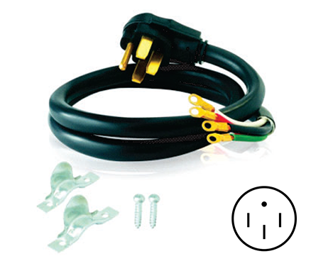 SRC4-40-5 - Universal Supco Range Power Cord, 5'