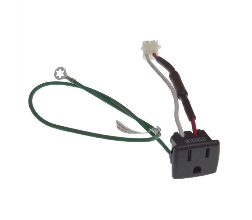 W10861164 - Genuine OEM Whirlpool Range Oven Receptacle, Black