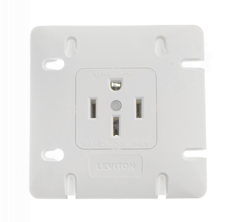 WG02A00752 - Genuine OEM GE Range Wall Receptacle, White